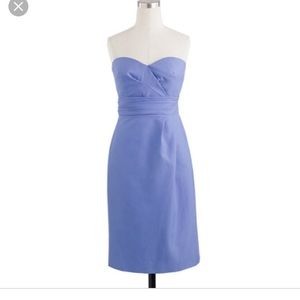 Jcrew Raquel Dress in Hydrangea Blue
